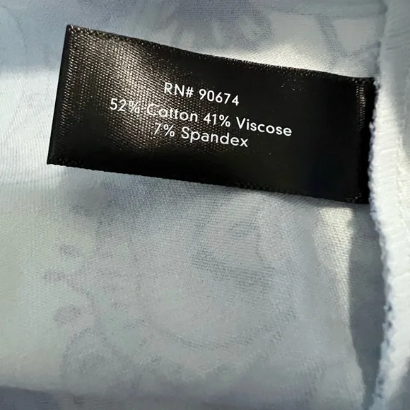 Boston Proper pull on pants w/stretchy waist with ankle slits & pockets. 16 - Picture 9 of 9